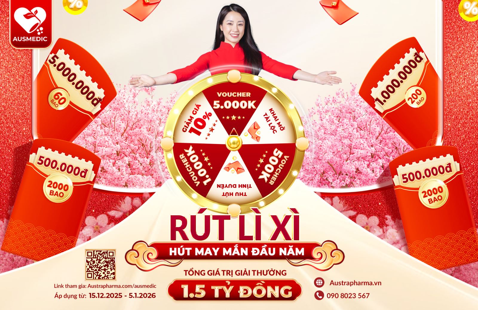 KHỞI ĐẦU XUÂN THỊNH VƯỢNG: LÌ XÌ TIỀN TỶ & GIẢM SỐC 25% – SĂN NGAY BỘ BA YẾN SÀO CAO CẤP TỪ AUSMEDIC!