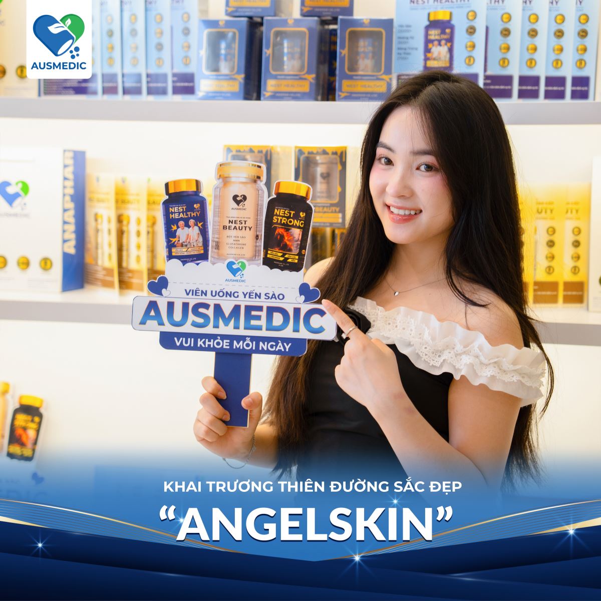 Angel Skin Spa chính thức phân phối viên uống yến sào Ausmedic chính hãng