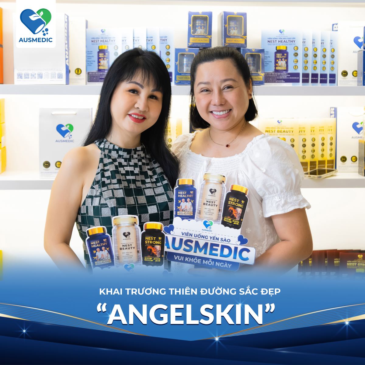 Angel Skin Spa chính thức phân phối viên uống yến sào Ausmedic chính hãng
