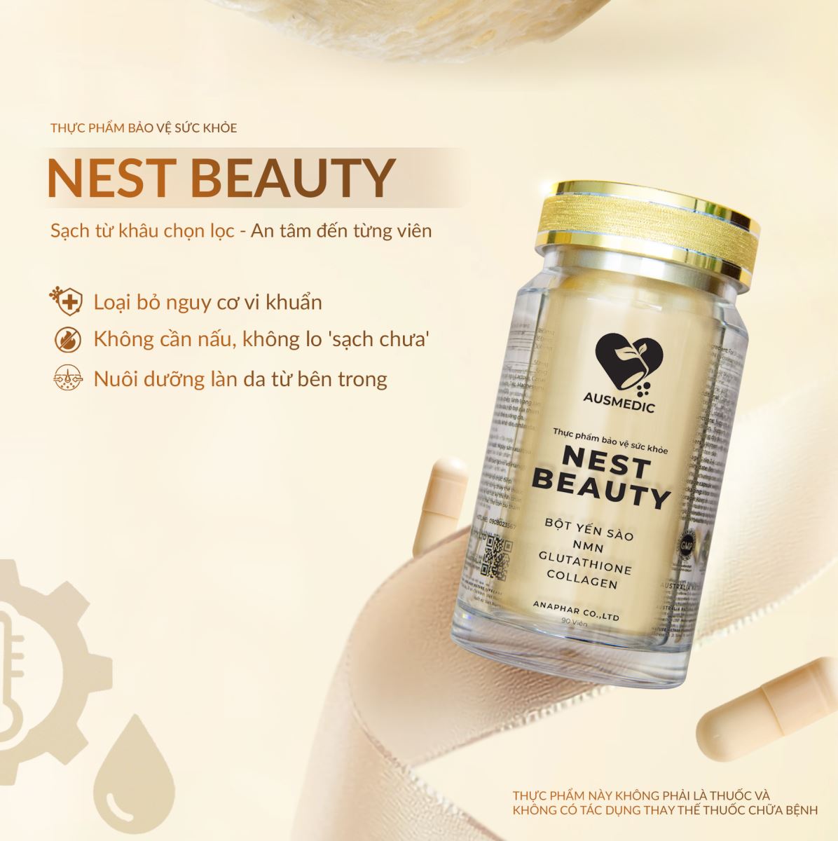  Công Dụng Viên Uống Yến Sào Nest Beauty: Bí Quyết Cho Làn Da Không Tuổi
