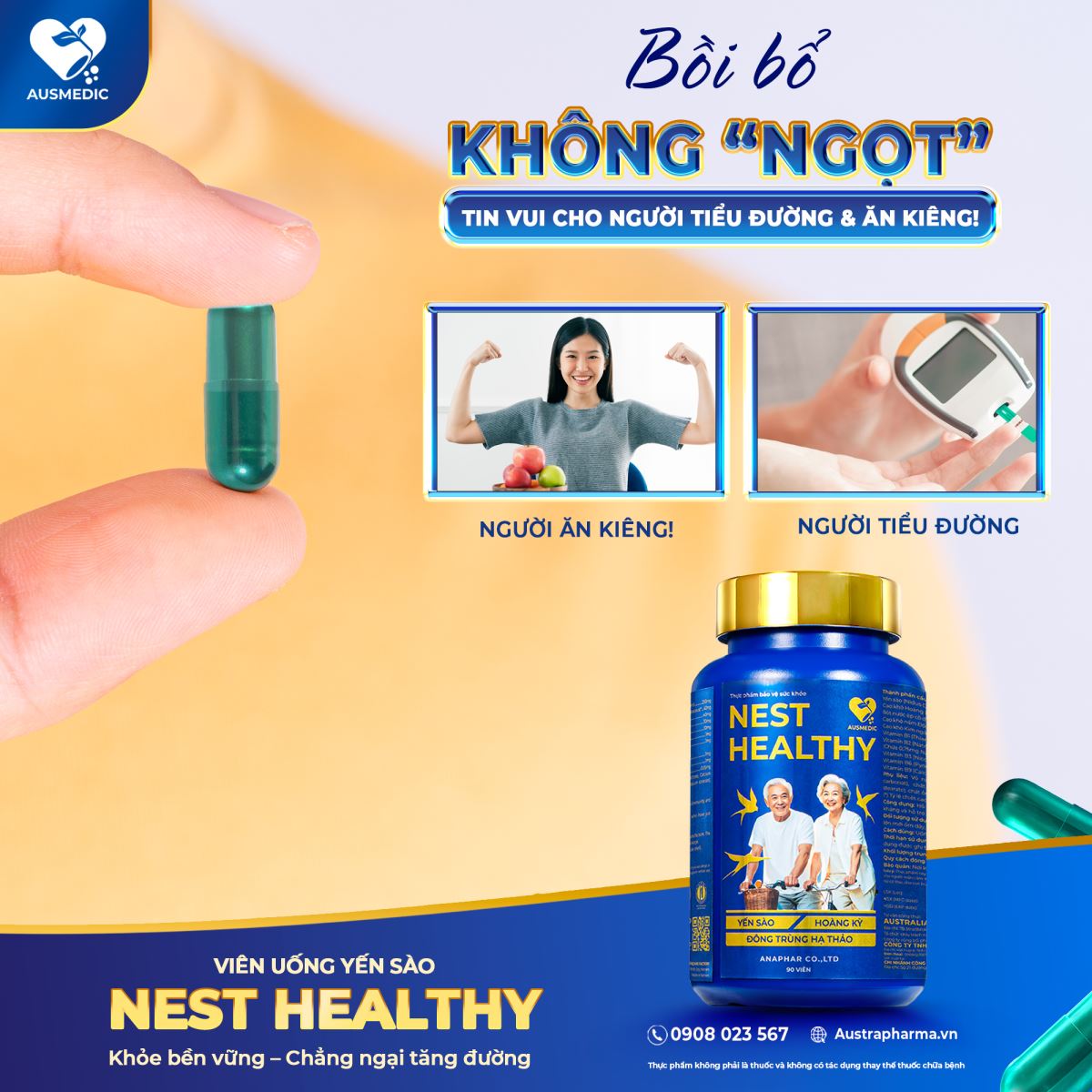 Người bị bệnh tiểu đường có dùng được viên uống yến sào không? Giải đáp từ chuyên gia