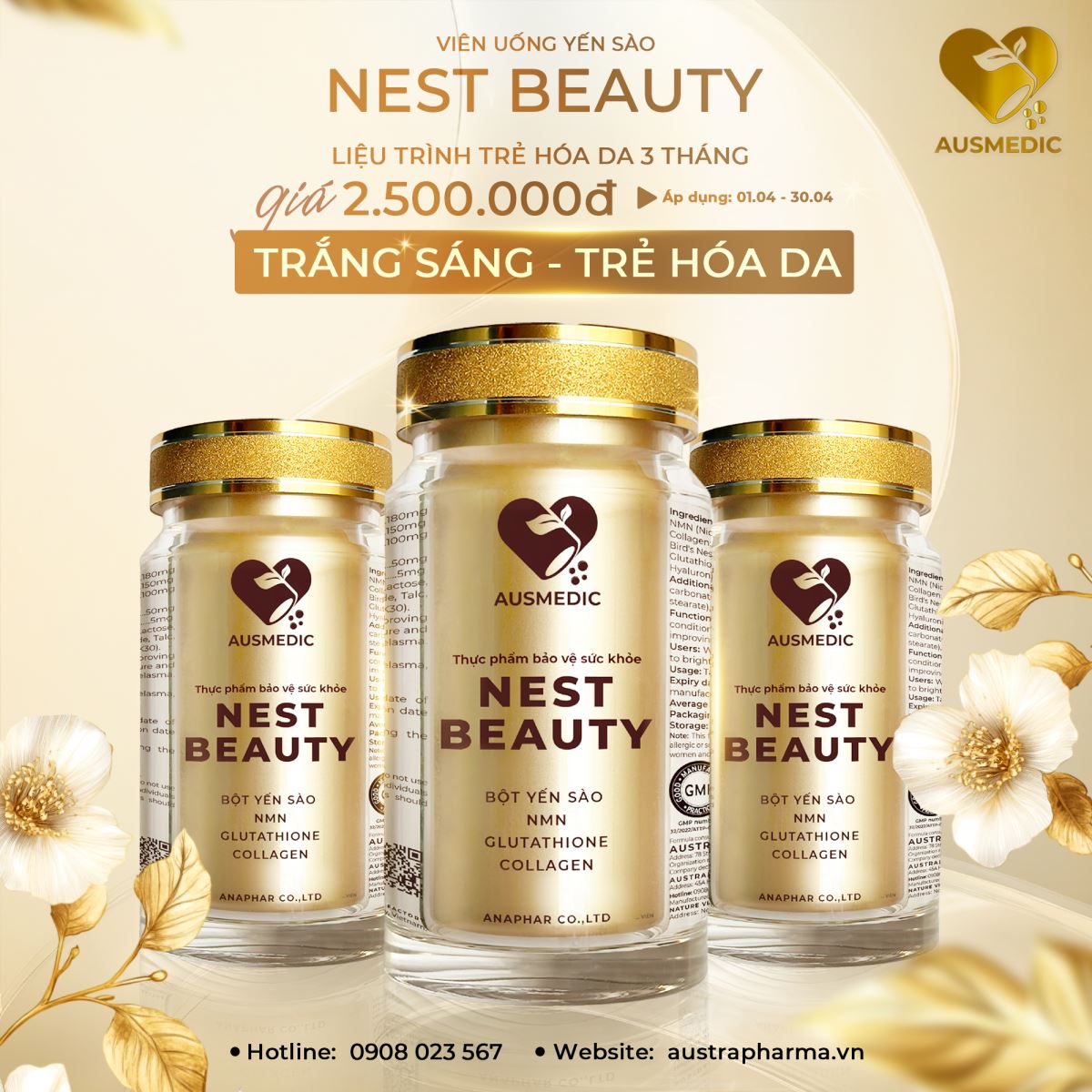 Viên Uống Yến Sào Nest Beauty – Giải Pháp Làm Đẹp Da Từ Thiên Nhiên Tiện Lợi Cho Phụ Nữ Sau 30
