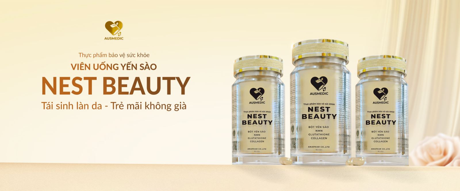 NEST BEAUTY - TÁI SINH LÀN DA, TRẺ MÃI KHÔNG GIÀ