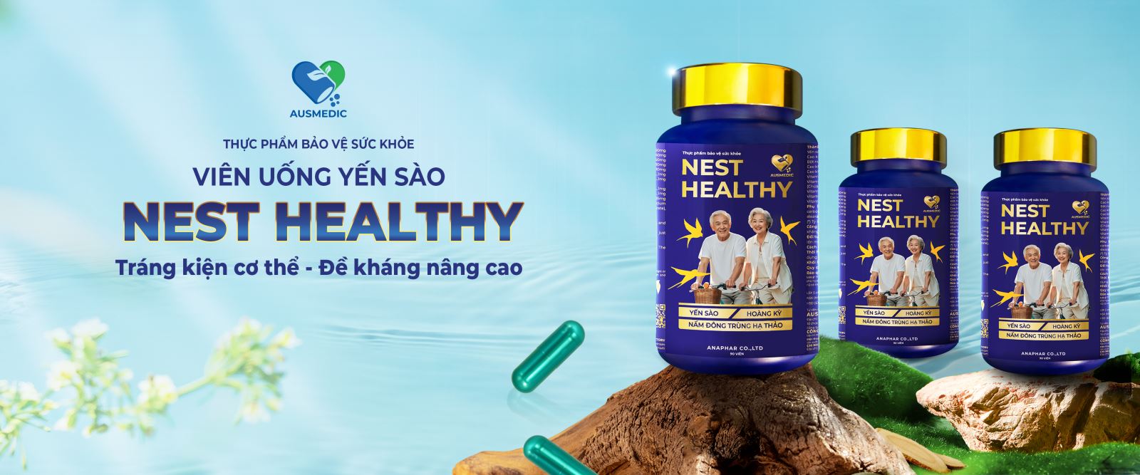 NEST HEALTHY -  TRÁNG KIỆN CƠ THỂ, ĐỀ KHÁNG NÂNG CAO
