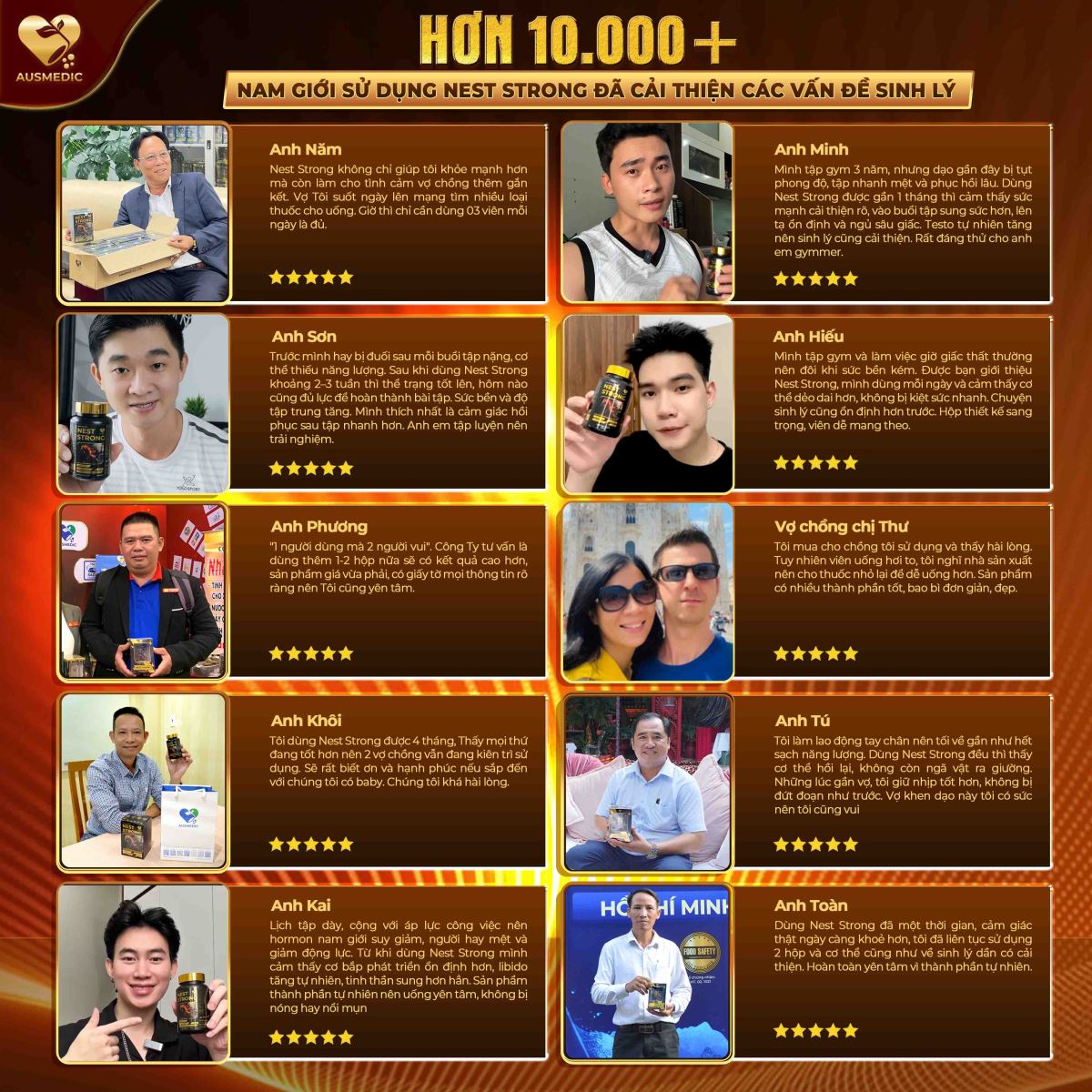 Viên uống yến sào Nest Strong có giúp tăng thời gian quan hệ không? 