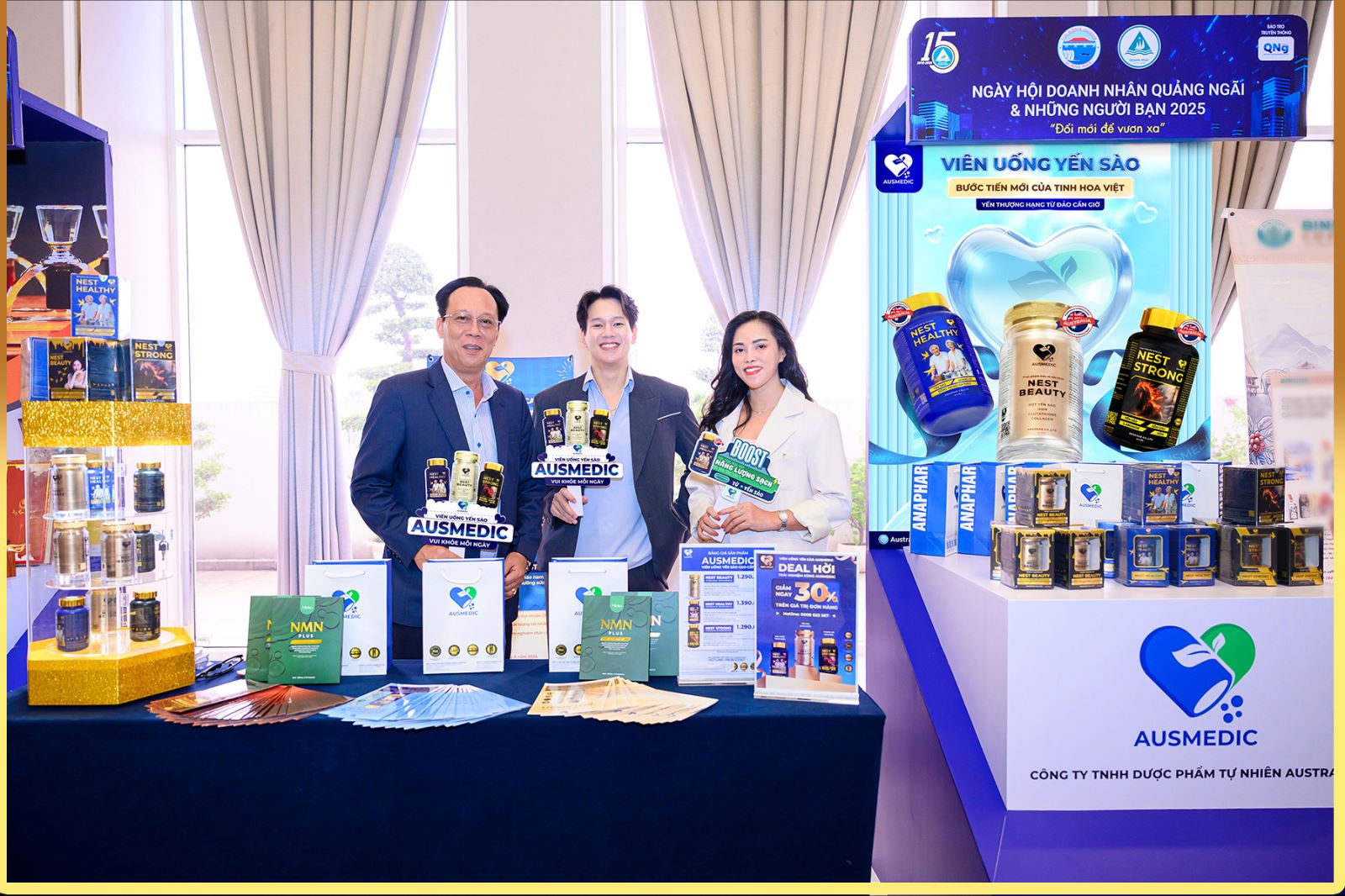 SỨC KHỎE VỮNG – TINH THẦN VƯƠN XA: AUSMEDIC ĐỒNG HÀNH CÙNG DOANH NHÂN QUẢNG NGÃI