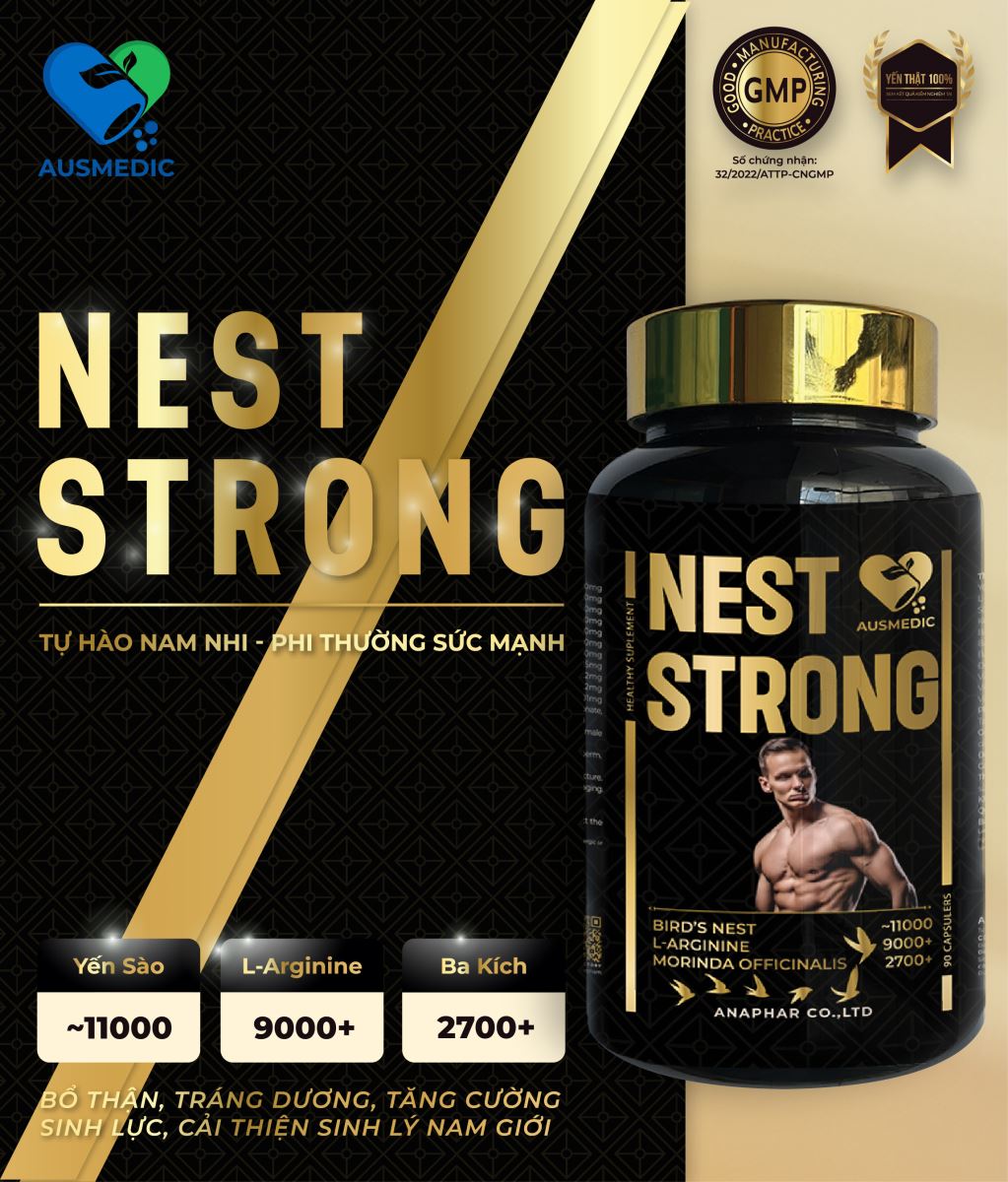 Nest Strong - Viên yến sào tăng cường sinh lý