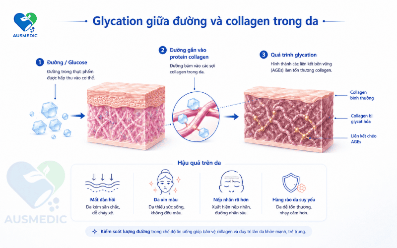 Ăn Ngọt Có Hại Cho Da Không? Sự Thật Khoa Học Về Đường Và Làn Da