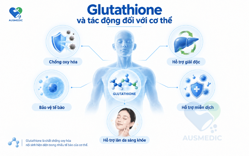 Glutathione Là Gì? Cơ Chế Hoạt Động Và Sự Thật Về Khả Năng Hấp Thu Đường Uống