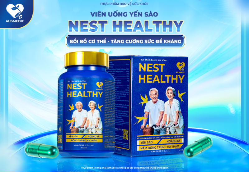 NEST HEALTHY -  TRÁNG KIỆN CƠ THỂ, ĐỀ KHÁNG NÂNG CAO