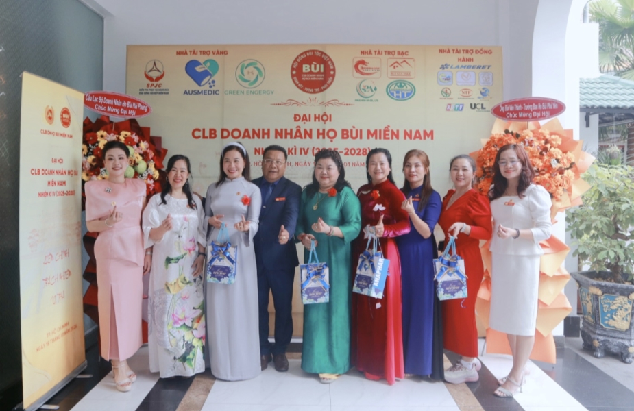 Ausmedic đồng hành cùng Đại hội CLB Doanh nhân Họ Bùi Miền Nam nhiệm kỳ 2025–2028