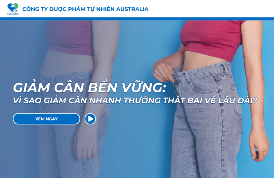 Giảm Cân Bền Vững: Vì Sao Giảm Cân Nhanh Thường Thất Bại Về Lâu Dài