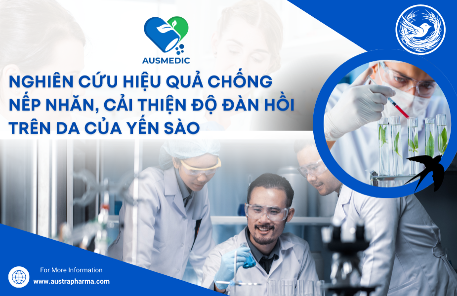 HIỆU QUẢ CHỐNG NẾP NHĂN, CẢI THIỆN ĐỘ ẨM TRÊN DA CỦA TỔ YẾN