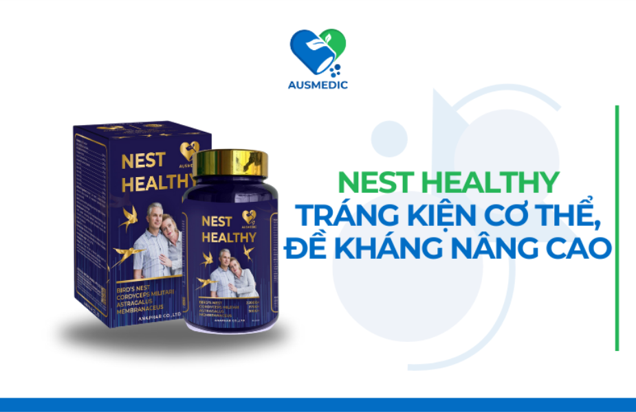 NEST HEALTHY - VIÊN UỐNG YẾN TRÁNG KIỆN CƠ THỂ, ĐỀ KHÁNG NÂNG CAO