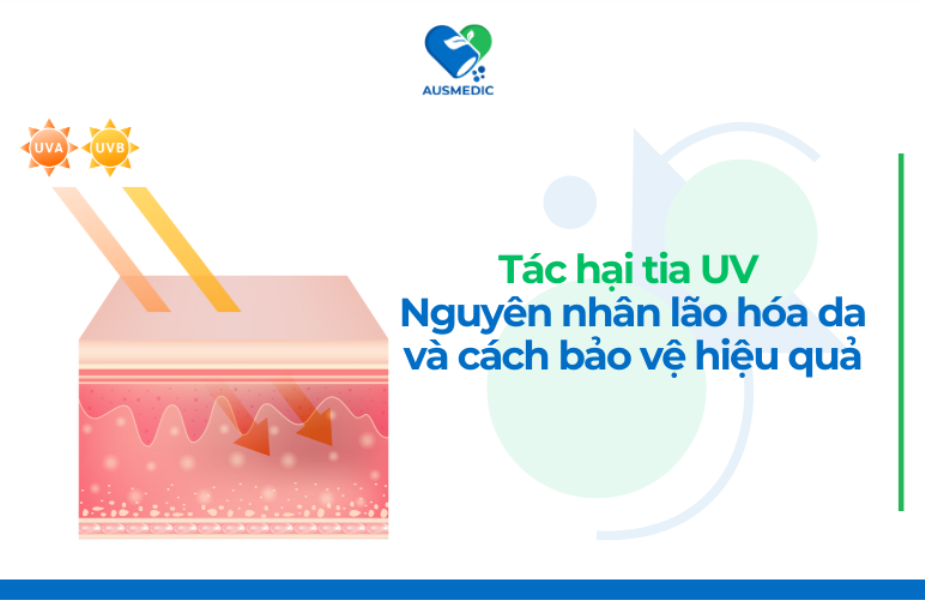 Tác hại tia UV: Nguyên nhân lão hóa da và cách bảo vệ hiệu quả