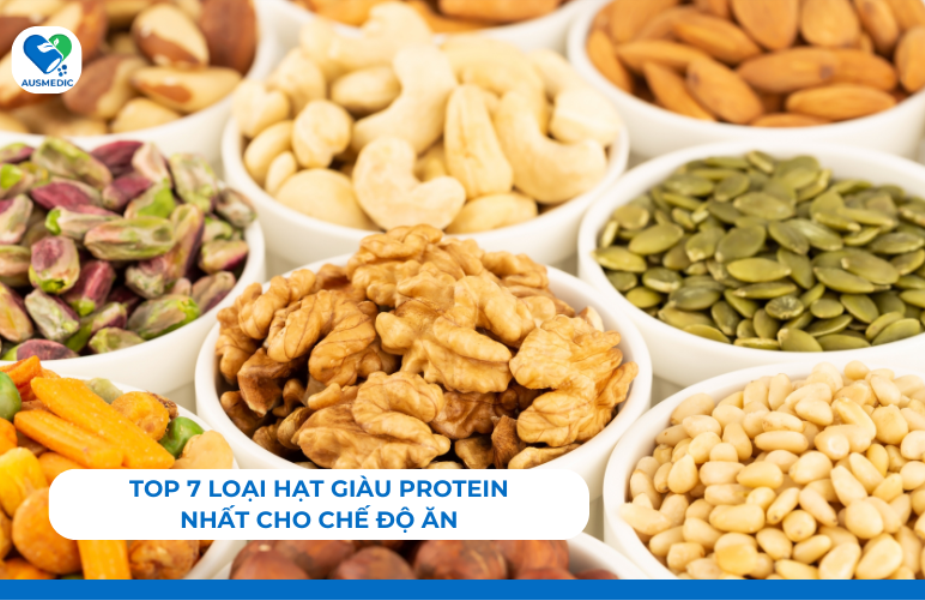 Top 7 Loại Hạt Giàu Protein Nhất Cho Chế Độ Ăn