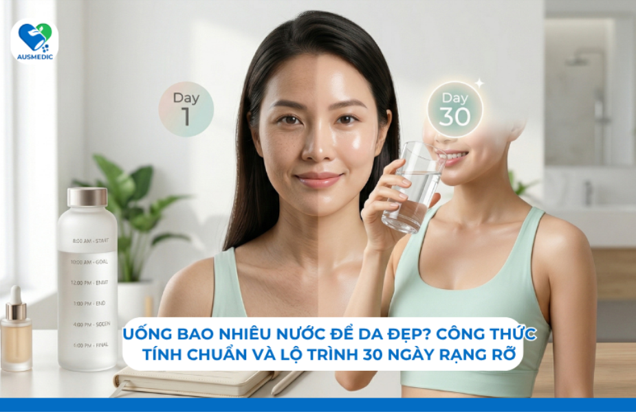 Uống Bao Nhiêu Nước Để Da Đẹp? Công Thức Tính Chuẩn Và Lộ Trình 30 Ngày Rạng Rỡ