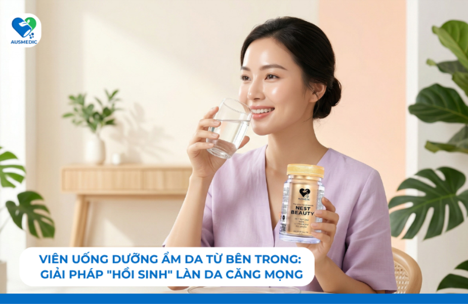 Viên Uống Dưỡng Ẩm Da Từ Bên Trong: Giải Pháp 